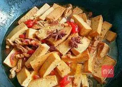 Illustration of how to make stir-fried meat with thousand tofu 6