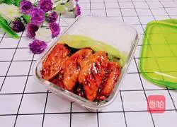 Honey Chicken Wings Bento Recipe Illustration 12