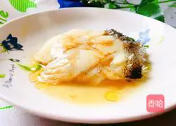 # steamed vegetables # steamed codfish Illustration of how to do it 4