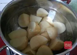 Illustration of braised potatoes 2