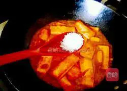 Illustration of how to make sand tea tofu 9