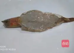 Illustration of how to make garlic vermicelli with open side shrimp 5