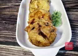 #Hebei Cuisine# Fried Eggplant Box Recipe Illustration 13