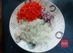 Illustration of how to make chicken wings with rice 3