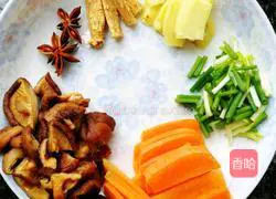 Illustration of home-style braised chicken 2