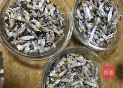 Illustration of how to make fried radish diced radish 2