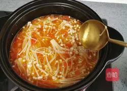 Enoki Mushroom Tomato Beef Stew Recipe Illustration 19