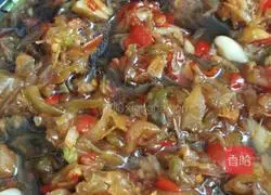 Illustration of how to make steamed eggplant with winter vegetables and shrimp skin 5