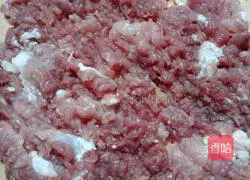 # steamed vegetables# Illustration of how to make steamed meatloaf with water chestnuts 3