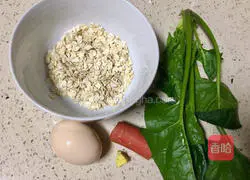 ~Oatmeal spinach super egg recipe illustration 1
