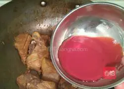 Illustration of making sauced pork ribs 4