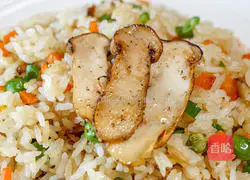 Seasonal Vegetable Matsutake Fried Rice Recipe Illustration 6