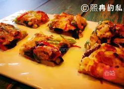 Illustration of Korean Seafood Scallion Pancakes 14
