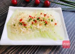 (Steamed vegetables) Illustration of how to make steamed winter melon with sea rice 1
