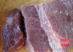 Illustration of how to make braised beef 1