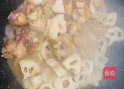 Illustration of how to make chicken leg stew 5