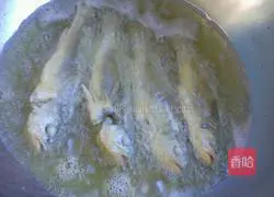 Illustration of how to make fried small yellow croaker 4