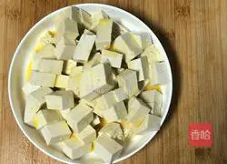 Illustration of making sauce-flavored tofu 2