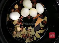 Illustration of how to make braised quail eggs 1