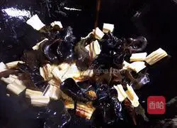 Fry fungus and yuba Illustration of how to make cabbage 9