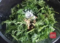 Illustration of steamed carrot mushroom recipe 3