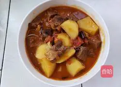 Illustration of how to stew beef brisket with tomatoes and potatoes 14
