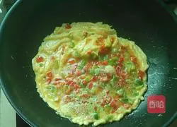 Illustration of how to make scrambled eggs with double peppers 6