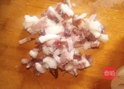 Illustration of how to make bacon, glutinous rice and lotus root 4