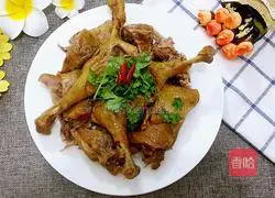Illustration of braised duck legs 5