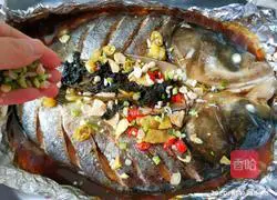 Illustration of home-cooked tin foil grilled fish 8