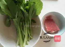 Illustration of how to make minced pork and cabbage 1