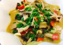 Illustration of how to make roast pork with mushrooms 7