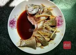 Illustration of how to make steamed yellowfin fish 4
