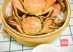 Illustration of how to make steamed rice field crab 4