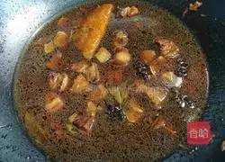 #Hebei cuisine#Pork stewed vermicelli recipe illustration 18