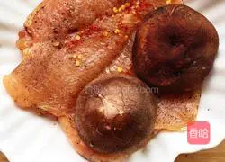 Illustration of how to make chicken with mushrooms and chicken for a low-fat weight loss meal without getting fat 4