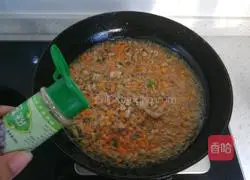 Illustration of how to make crispy tofu with minced meat 14