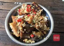 Illustration of spicy steamed preserved fish 10