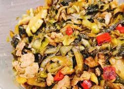 Illustration of how to make stir-fried pork with pickled cabbage 4