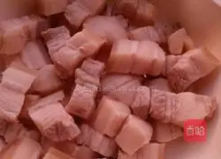 Wide pink roasted pork Illustration of how to do it 5