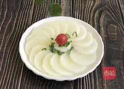  Illustration of how to make steamed radish 7