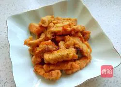 Illustration of how to make fried crispy pork 7