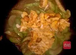 Illustration of how to make luffa and scrambled eggs 7