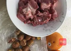 How to cook chestnut ribs with orange juice Illustration of how to do it 1