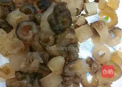 Illustration of home-style stir-fried sea cucumbers 2 