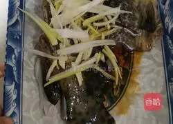 Illustration of how to make steamed grouper 8