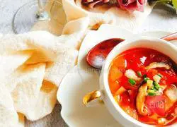 Tomato and winter melon appetizer soup recipe 8