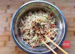 Illustration of how to make steamed shredded potatoes 12