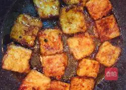 Illustration of how to make pan-fried tofu 10