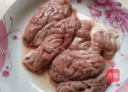 Illustration of how to make spicy pig brain 2